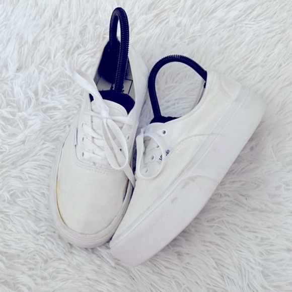 Vans platform white sneakers - Picture 1 of 8